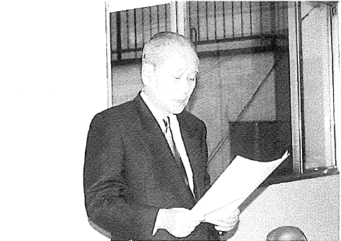 Third President, Koji Kobayashi (1996 New Year's Greetings)