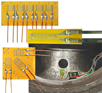 QF series strain gauges for high temperature use
